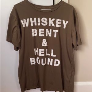 Men’s Whiskey Bent & Hell Bound T Shirt